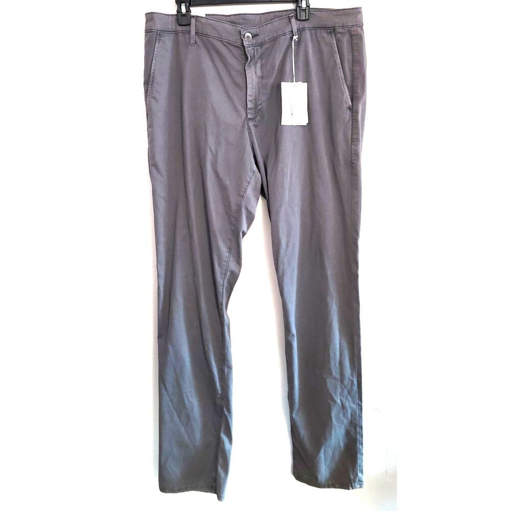 AG Adriano Goldschmied The Marshall Slim Trousers Gray 38x34 NEW FLAWED